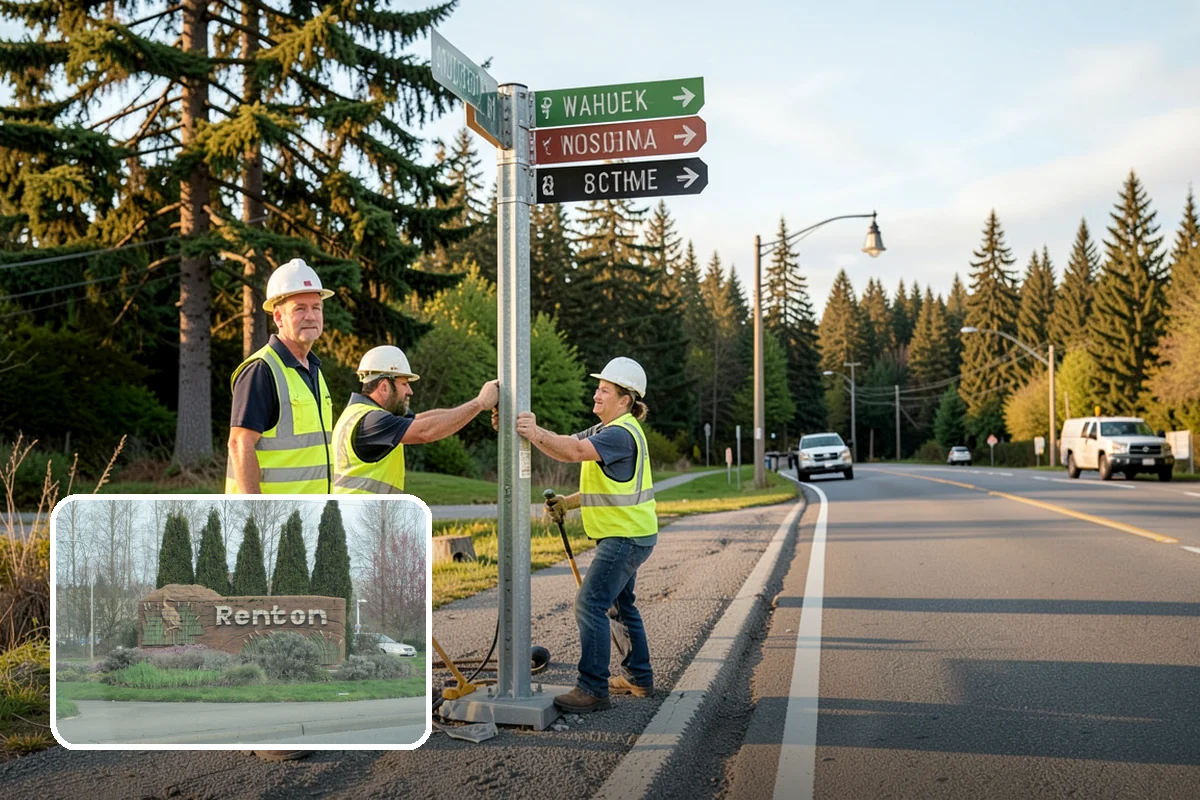 City Facilities Maintenance in Renton, King County, WA - Presentable civic entrances that reinforce public trust