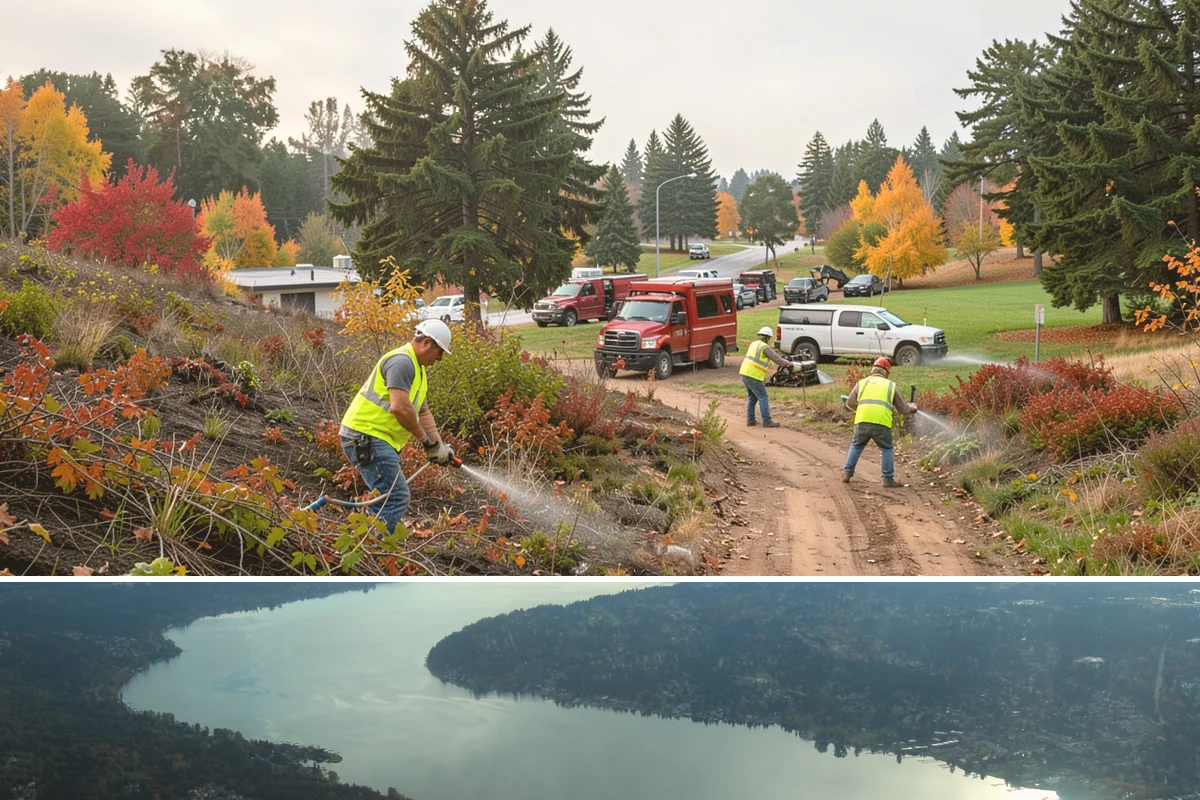 City Facilities Maintenance in Sammamish, King County, WA - Detailed planting and display work concentrates in spring and early summer ahead of peak civic-event season.