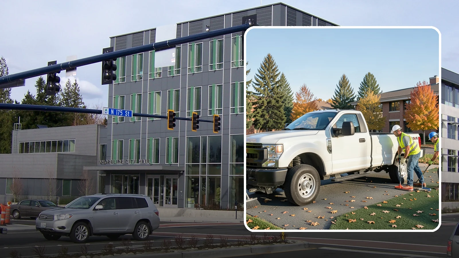 City Facilities Maintenance in Shoreline, King County, WA - Turnkey grounds maintenance for city halls, public works yards, and civic campuses across Western Washington municipalities.