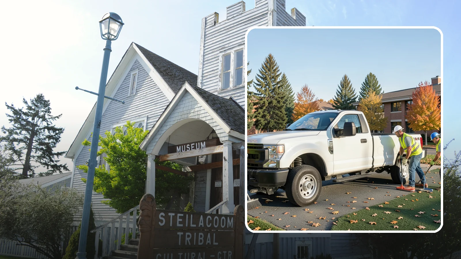 City Facilities Maintenance in Steilacoom, Pierce County, WA - Turnkey grounds maintenance for city halls, public works yards, and civic campuses across Western Washington municipalities.