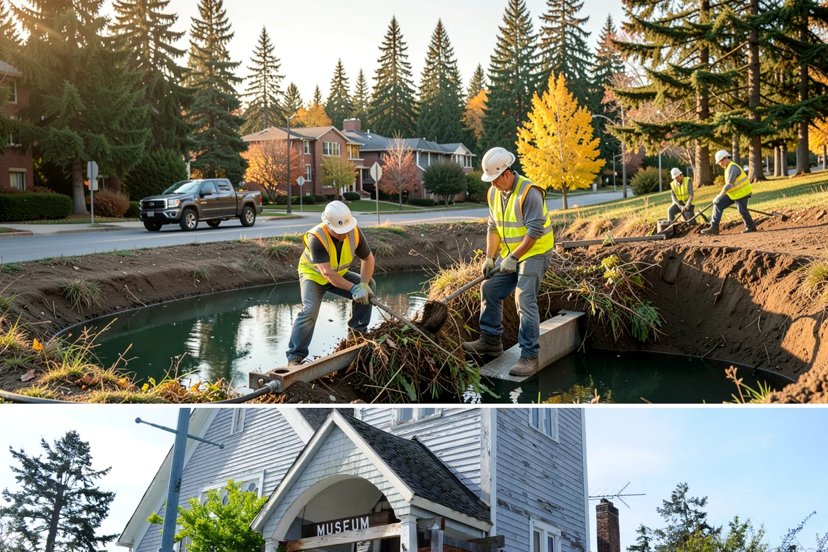 City Facilities Maintenance in Steilacoom, Pierce County, WA - Detailed planting and display work concentrates in spring and early summer ahead of peak civic-event season.