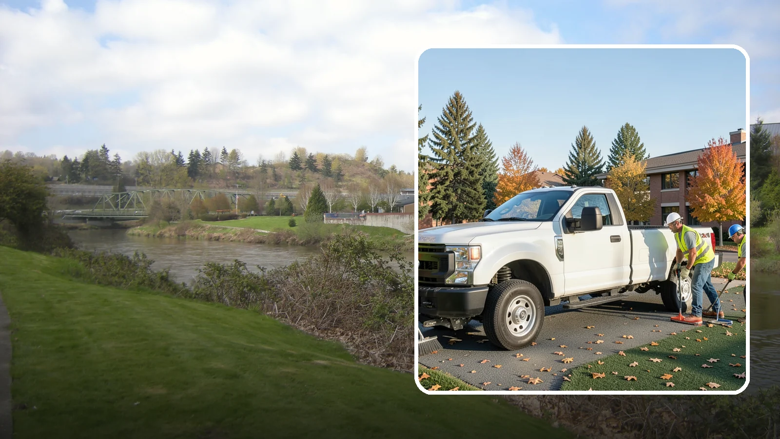 City Facilities Maintenance in Tukwila, King County, WA - Turnkey grounds maintenance for city halls, public works yards, and civic campuses across Western Washington municipalities.