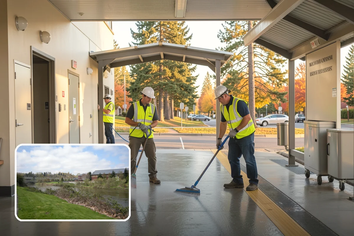 City Facilities Maintenance in Tukwila, King County, WA - Presentable civic entrances that reinforce public trust