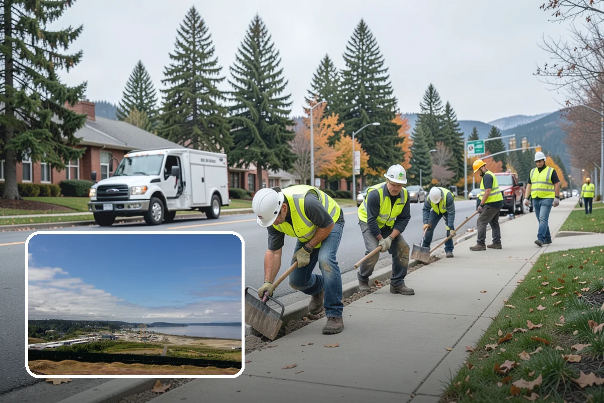 City Facilities Maintenance in University Place, Pierce County, WA - Presentable civic entrances that reinforce public trust