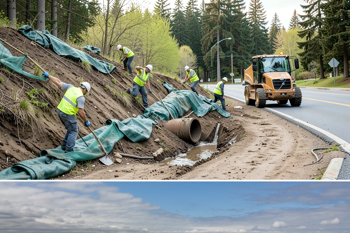 City Facilities Maintenance in University Place, Pierce County, WA - Detailed planting and display work concentrates in spring and early summer ahead of peak civic-event season.