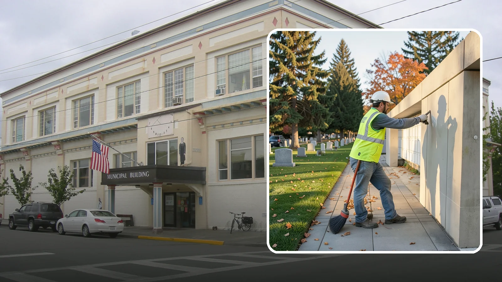 Columbarium Cleaning in Anacortes, Skagit County, WA - Careful cleaning and upkeep of columbaria and niche walls at Western Washington cemeteries and memorial parks.