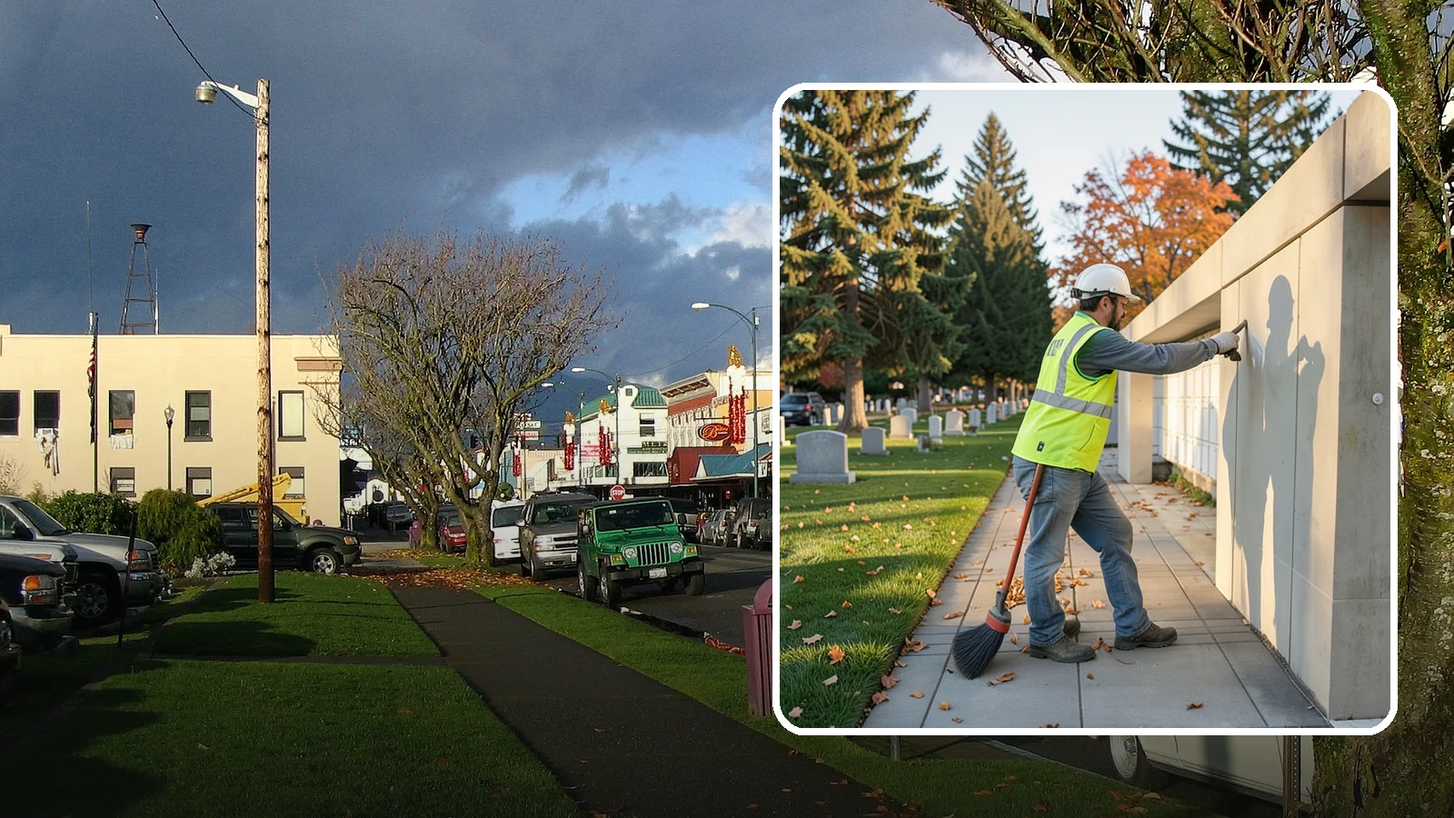 Columbarium Cleaning in Arlington, Snohomish County, WA - Careful cleaning and upkeep of columbaria and niche walls at Western Washington cemeteries and memorial parks.