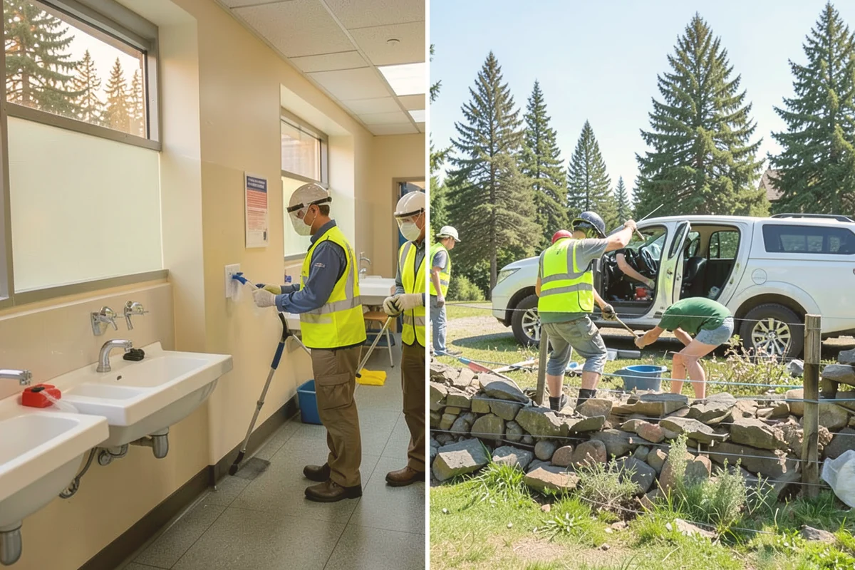 Columbarium Cleaning in Bellevue, King County, WA - Review columbarium construction and finish materials
