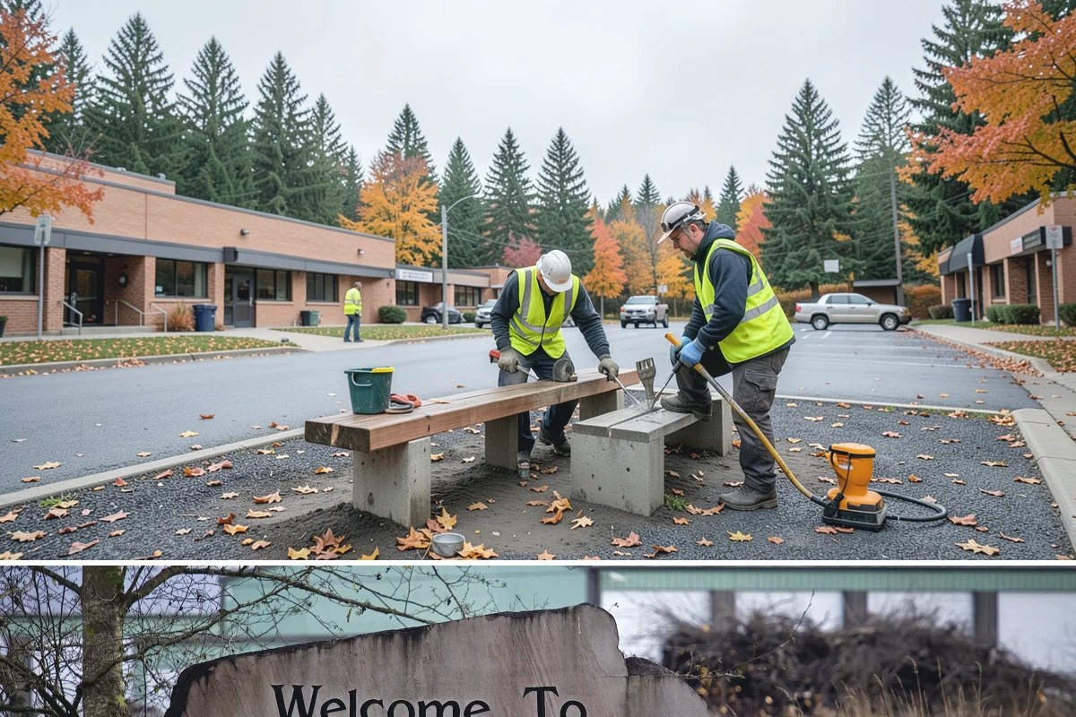 Columbarium Cleaning in Buckley, Pierce County, WA - Cleaning is best scheduled in dry weather so panels and sealants cure and dry properly.
