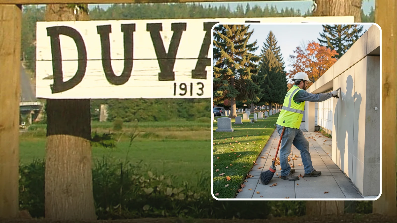 Columbarium Cleaning in Duvall, King County, WA - Careful cleaning and upkeep of columbaria and niche walls at Western Washington cemeteries and memorial parks.