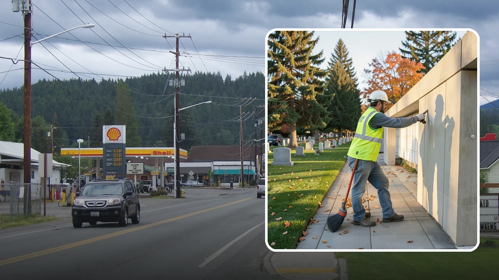 Columbarium Cleaning in Granite Falls, Snohomish County, WA - Careful cleaning and upkeep of columbaria and niche walls at Western Washington cemeteries and memorial parks.