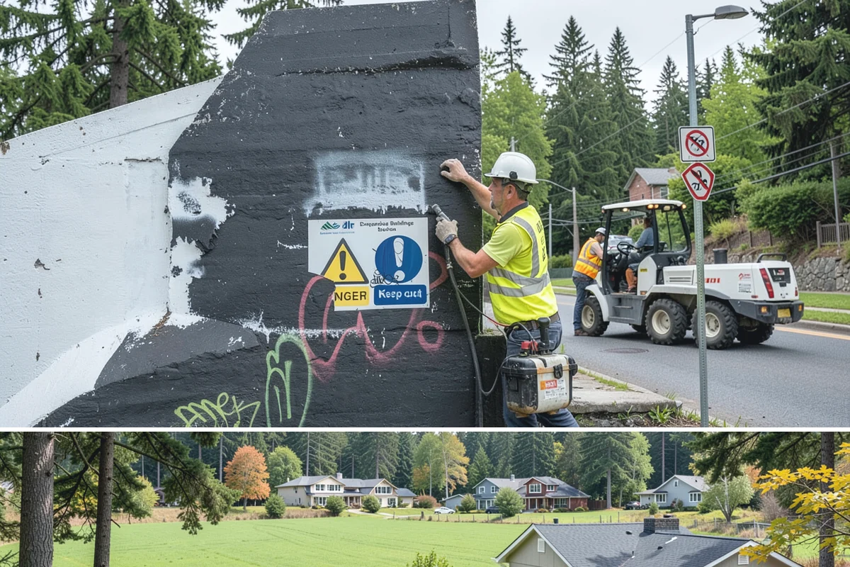Columbarium Cleaning in Lyman, Skagit County, WA - Cleaning is best scheduled in dry weather so panels and sealants cure and dry properly.