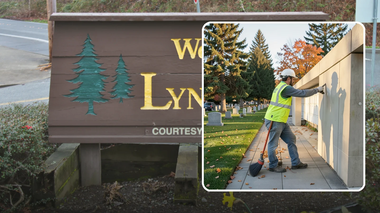 Columbarium Cleaning in Lynnwood, Snohomish County, WA - Careful cleaning and upkeep of columbaria and niche walls at Western Washington cemeteries and memorial parks.
