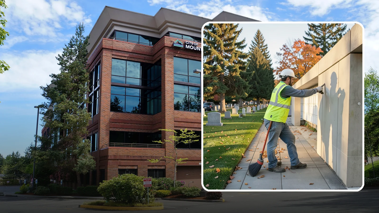 Columbarium Cleaning in Mountlake Terrace, Snohomish County, WA - Careful cleaning and upkeep of columbaria and niche walls at Western Washington cemeteries and memorial parks.