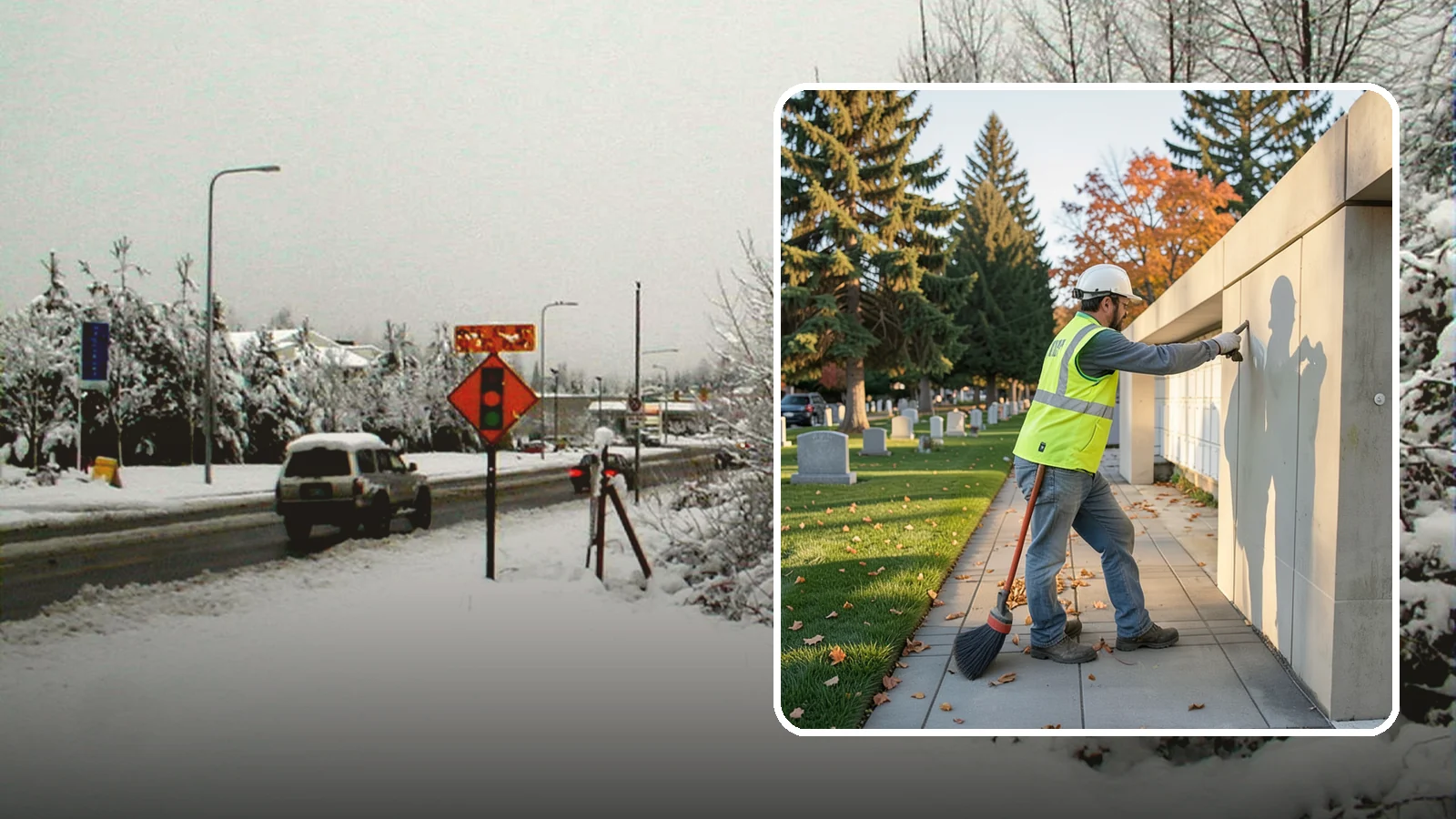 Columbarium Cleaning in Newcastle, King County, WA - Careful cleaning and upkeep of columbaria and niche walls at Western Washington cemeteries and memorial parks.