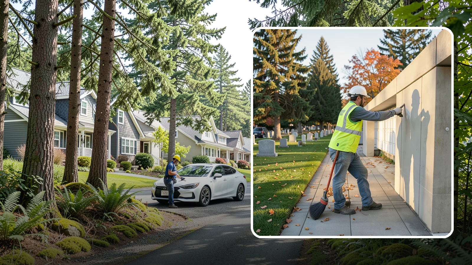 Columbarium Cleaning in Normandy Park, King County, WA - Careful cleaning and upkeep of columbaria and niche walls at Western Washington cemeteries and memorial parks.
