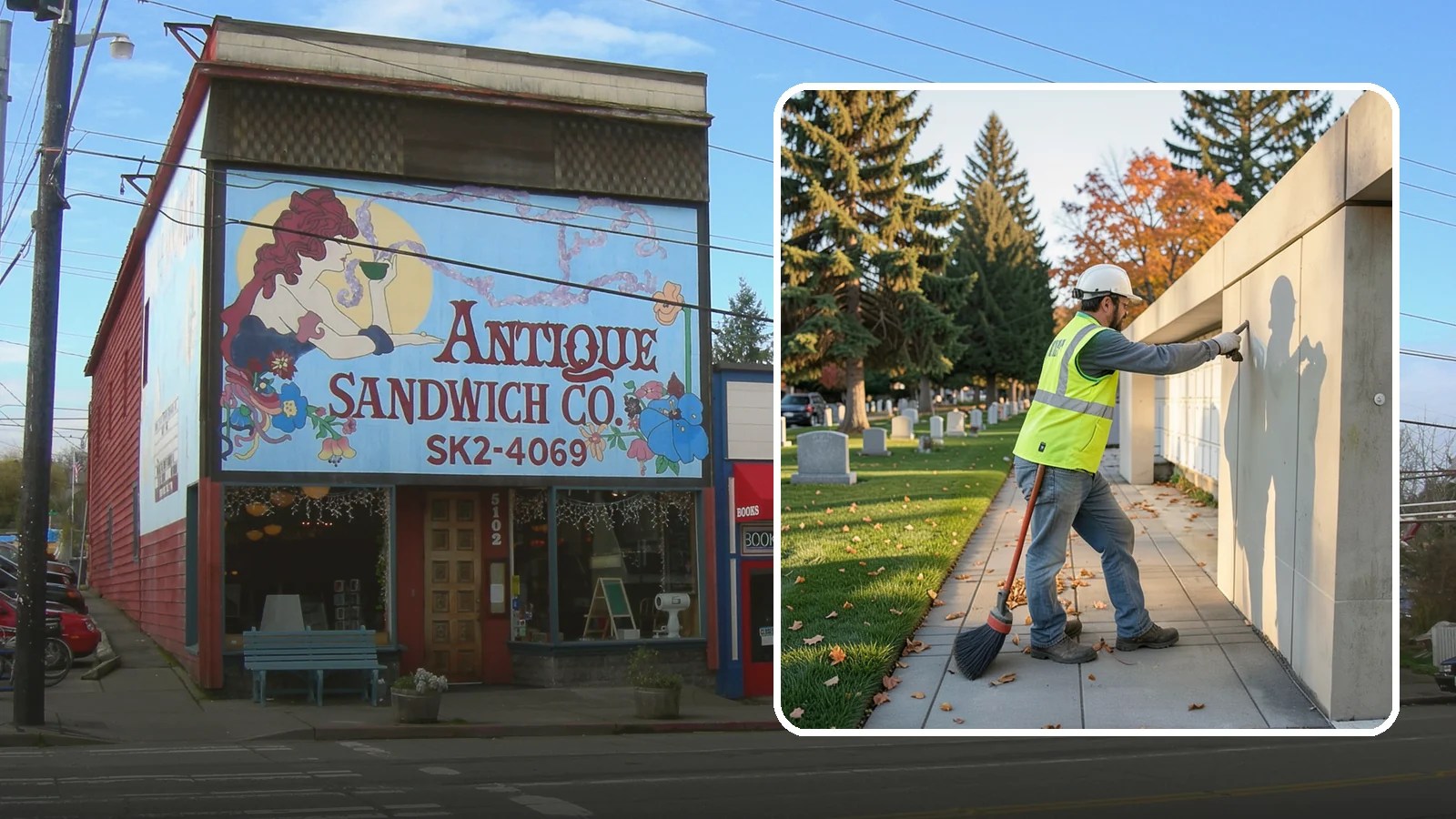 Columbarium Cleaning in Ruston, Pierce County, WA - Careful cleaning and upkeep of columbaria and niche walls at Western Washington cemeteries and memorial parks.