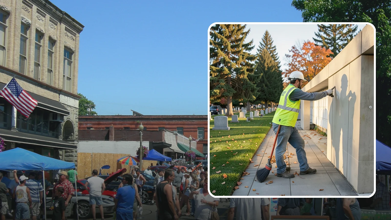 Columbarium Cleaning in Snohomish, Snohomish County, WA - Careful cleaning and upkeep of columbaria and niche walls at Western Washington cemeteries and memorial parks.