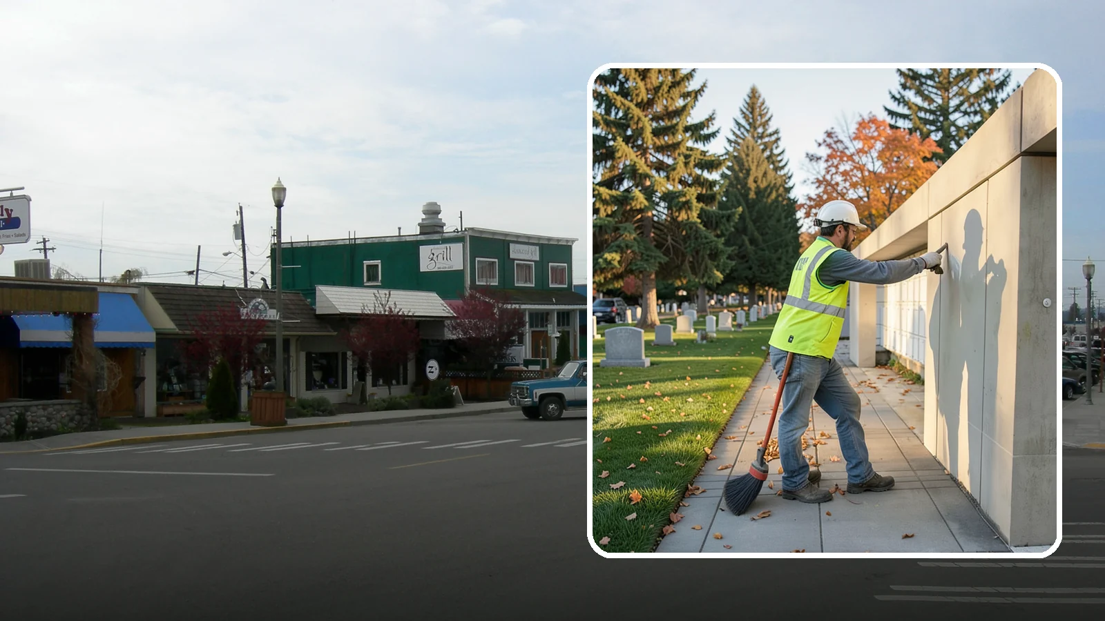 Columbarium Cleaning in Stanwood, Snohomish County, WA - Careful cleaning and upkeep of columbaria and niche walls at Western Washington cemeteries and memorial parks.