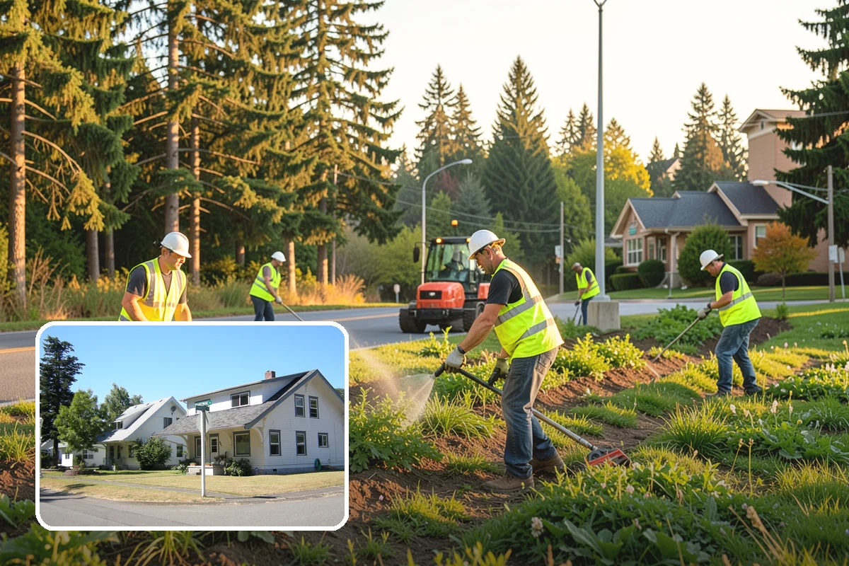 Community Beautification in DuPont, Pierce County, WA - Delivers visible, lasting improvement to public spaces