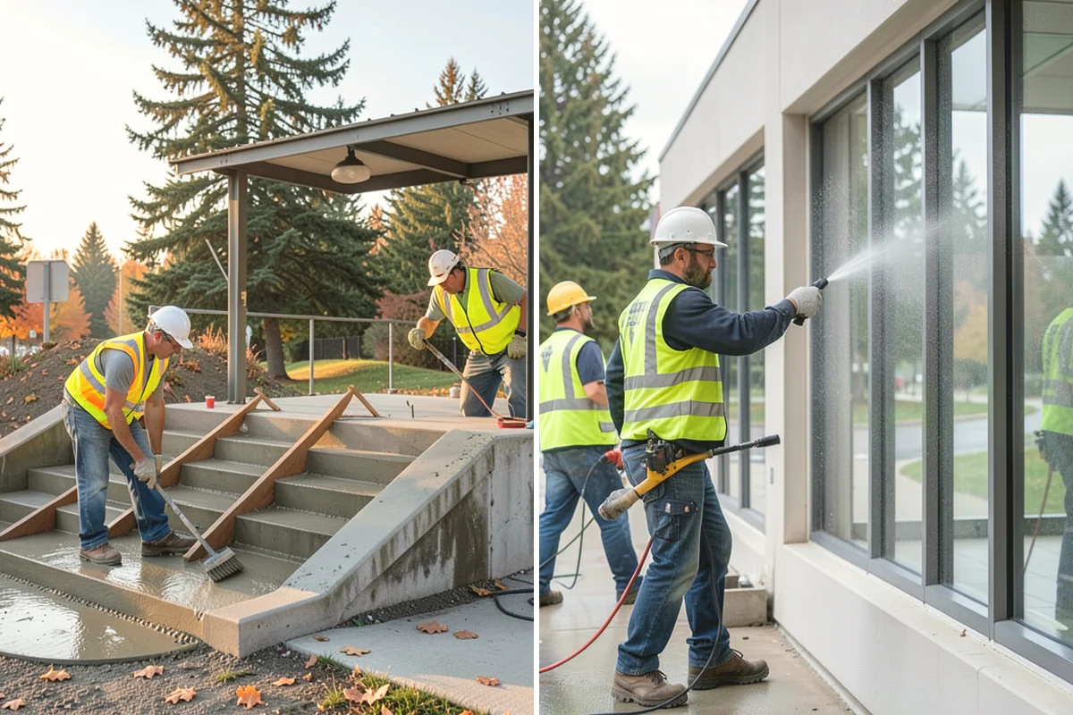 Community Center Grounds Maintenance in Anacortes, Skagit County, WA - Review the center's programming and rental calendar with staff