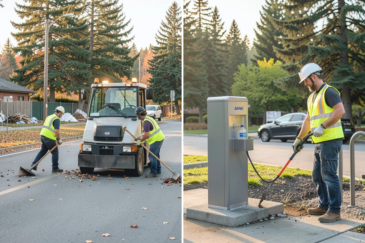 Community Center Grounds Maintenance in Beaux Arts Village, King County, WA - Review the center's programming and rental calendar with staff