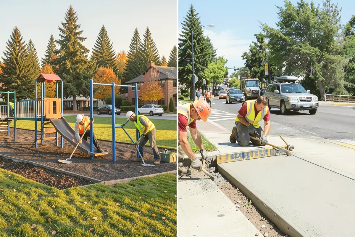 Community Center Grounds Maintenance in Bellevue, King County, WA - Review the center's programming and rental calendar with staff