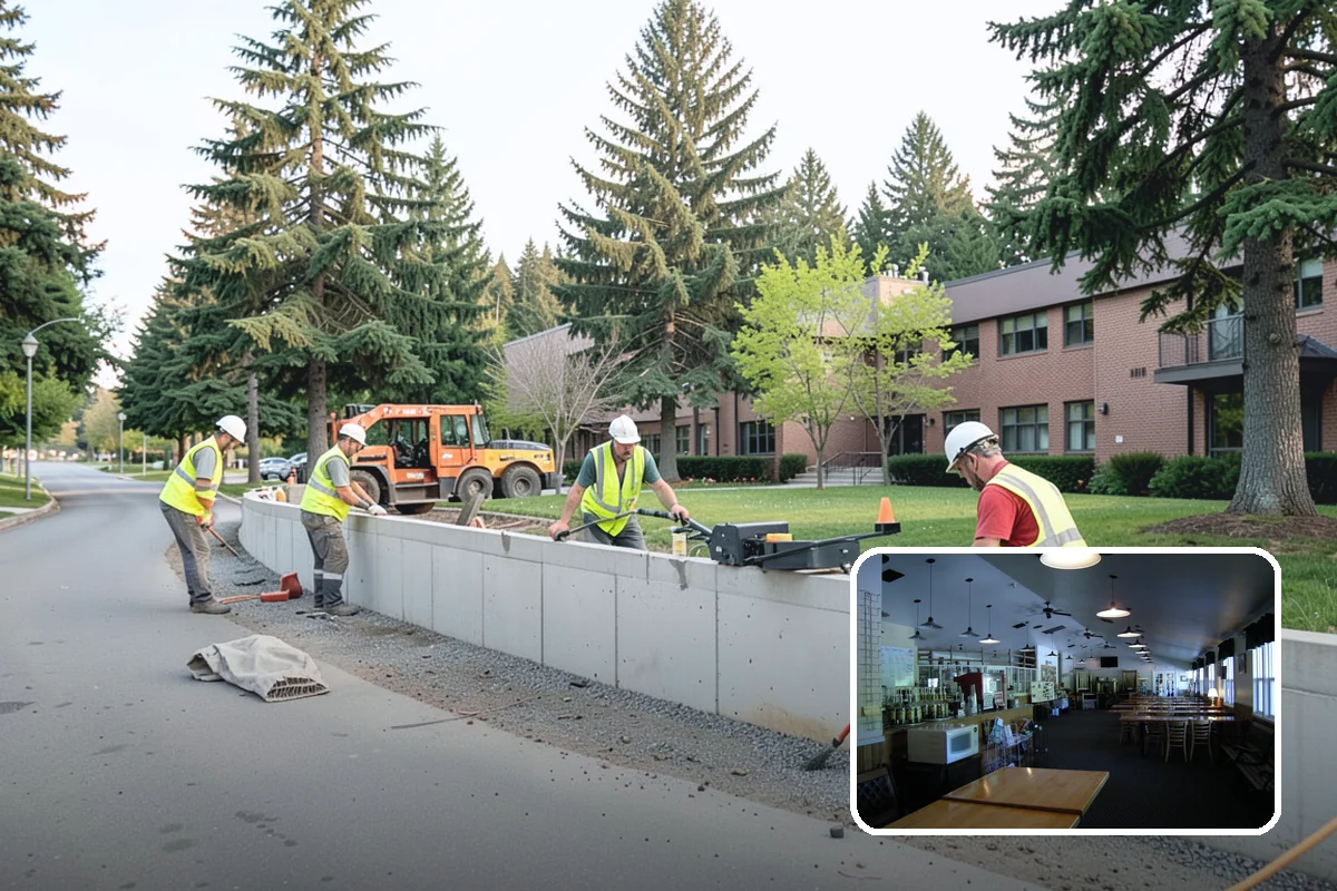 Community Center Grounds Maintenance in Black Diamond, King County, WA - Grounds kept ready for constantly changing programming