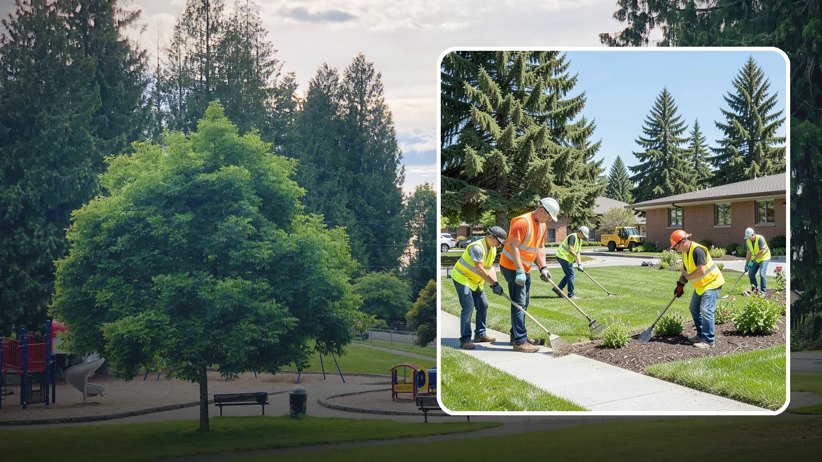 Community Center Grounds Maintenance in Bonney Lake, Pierce County, WA - Grounds maintenance for community centers and recreation facilities serving Western Washington neighborhoods.