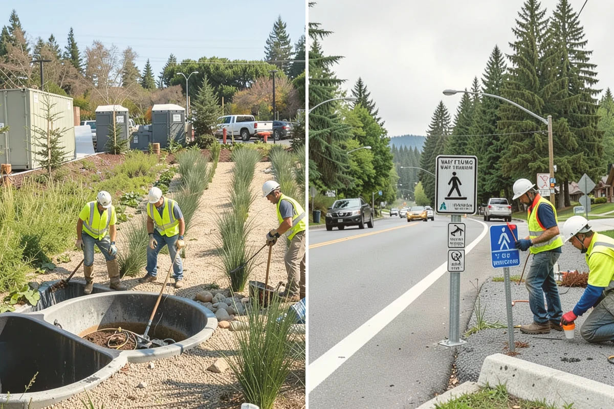 Community Center Grounds Maintenance in Brier, Snohomish County, WA - Review the center's programming and rental calendar with staff