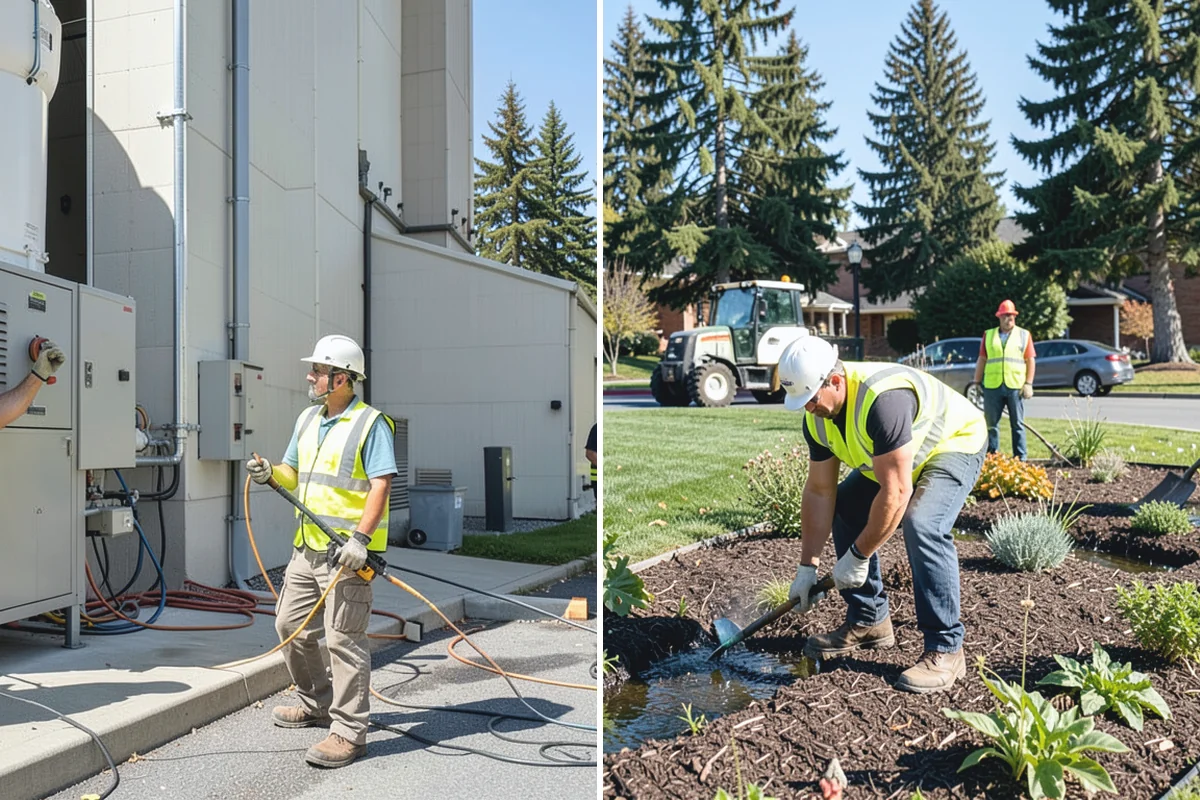 Community Center Grounds Maintenance in Buckley, Pierce County, WA - Review the center's programming and rental calendar with staff