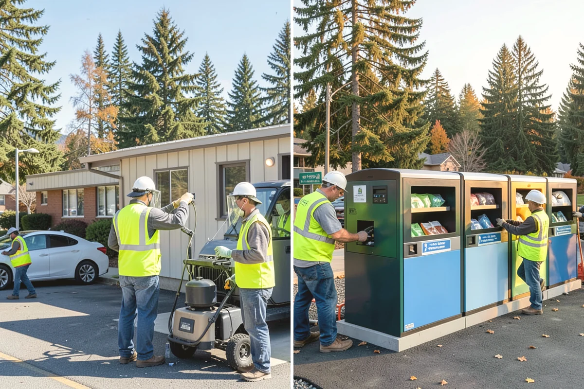 Community Center Grounds Maintenance in Carbonado, Pierce County, WA - Review the center's programming and rental calendar with staff