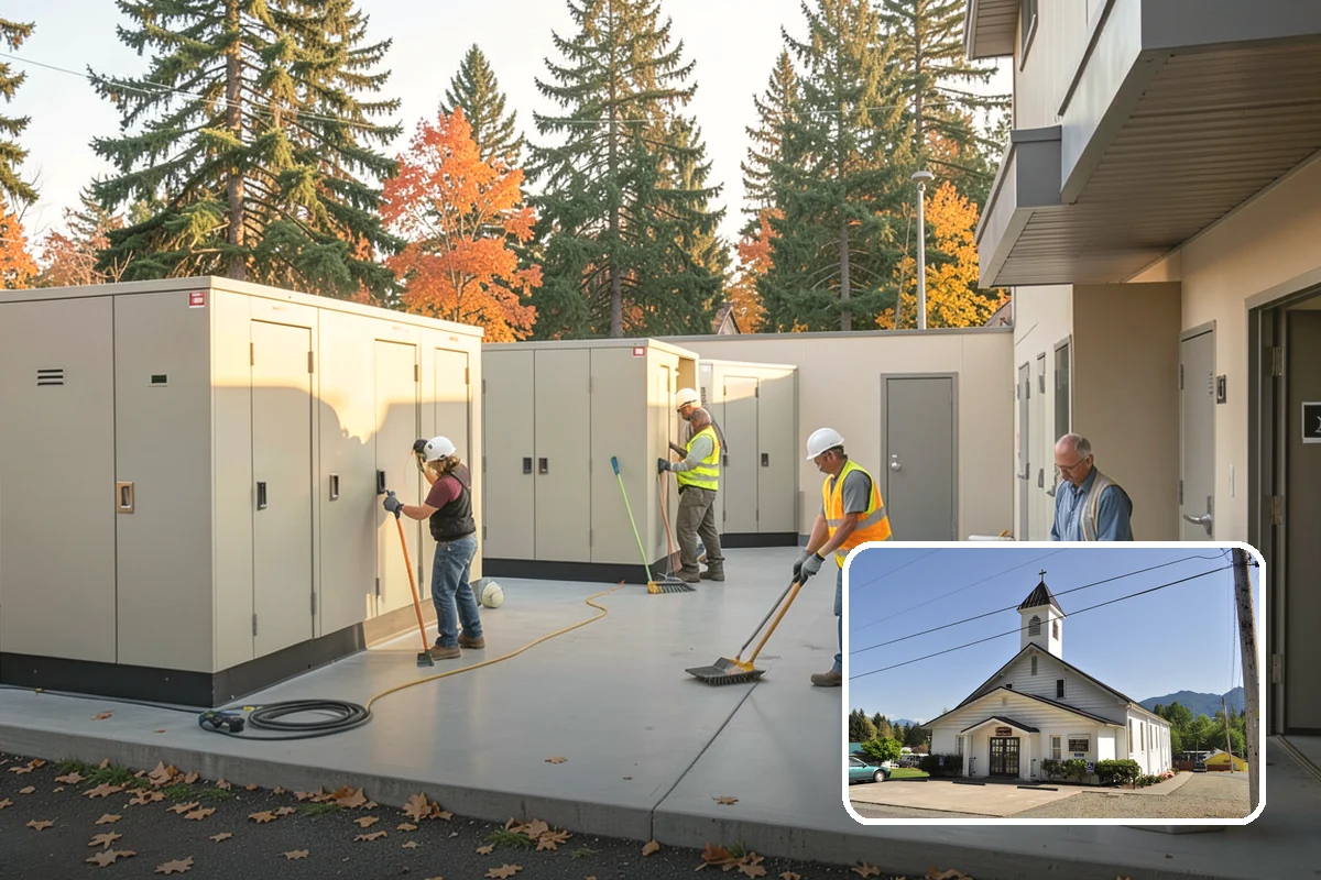 Community Center Grounds Maintenance in Concrete, Skagit County, WA - Grounds kept ready for constantly changing programming