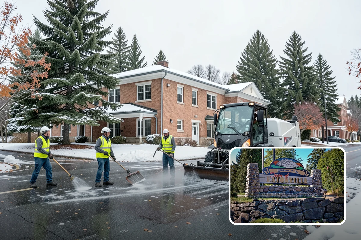 Community Center Grounds Maintenance in Eatonville, Pierce County, WA - Grounds kept ready for constantly changing programming