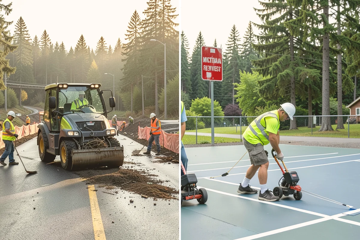 Community Center Grounds Maintenance in Eatonville, Pierce County, WA - Review the center's programming and rental calendar with staff