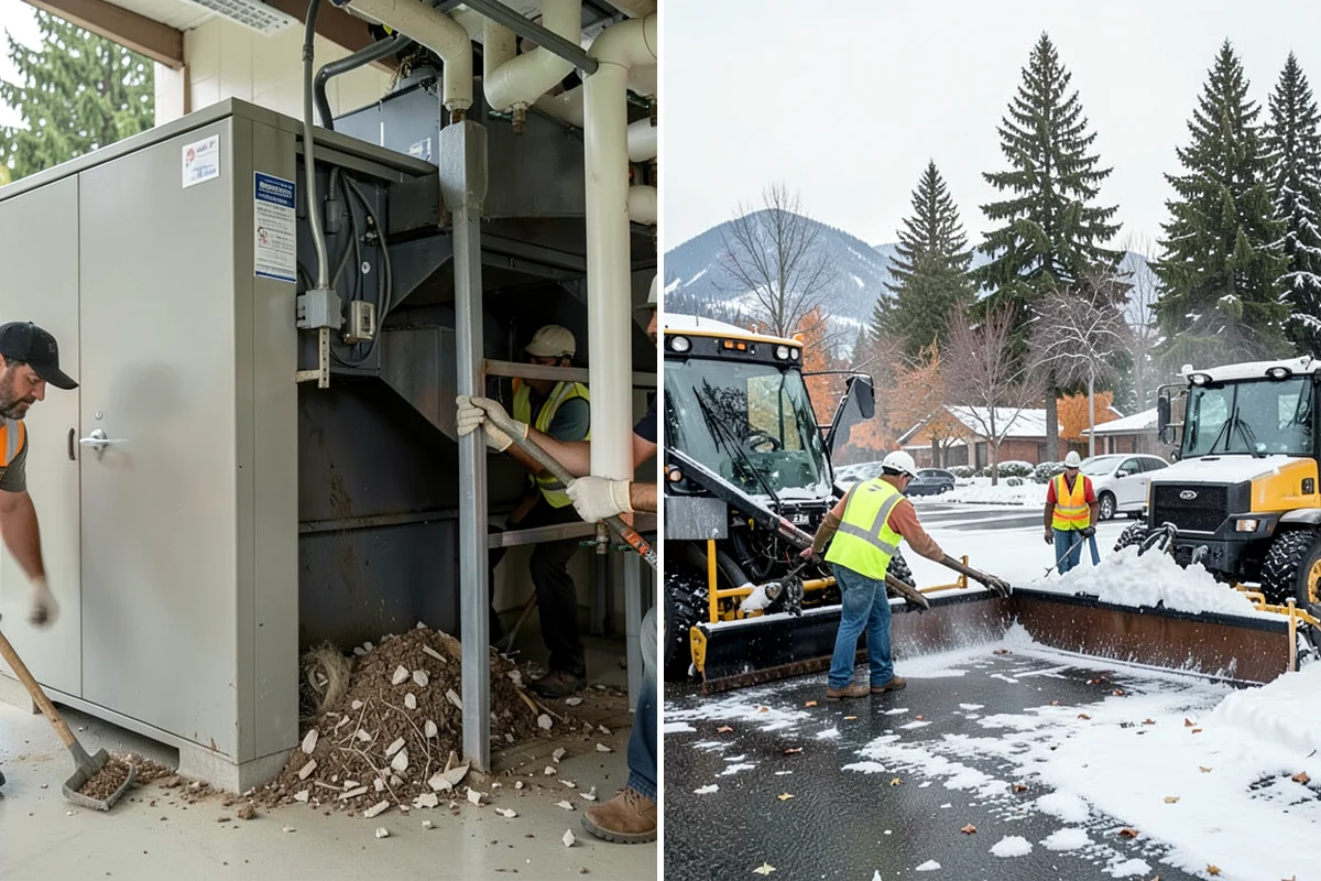Community Center Grounds Maintenance in Enumclaw, King County, WA - Review the center's programming and rental calendar with staff