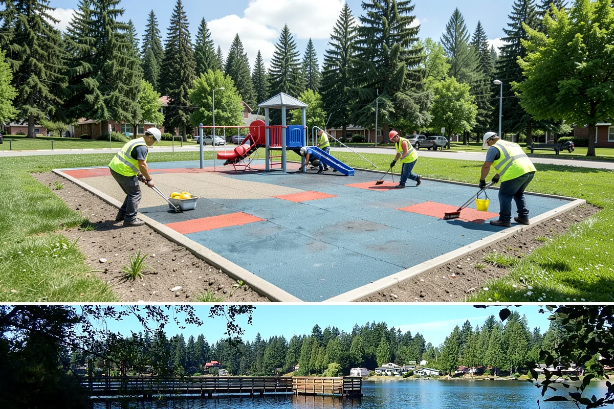 Community Center Grounds Maintenance in Federal Way, King County, WA - Demand climbs through summer when camps, festivals, and outdoor rentals fill the calendar.