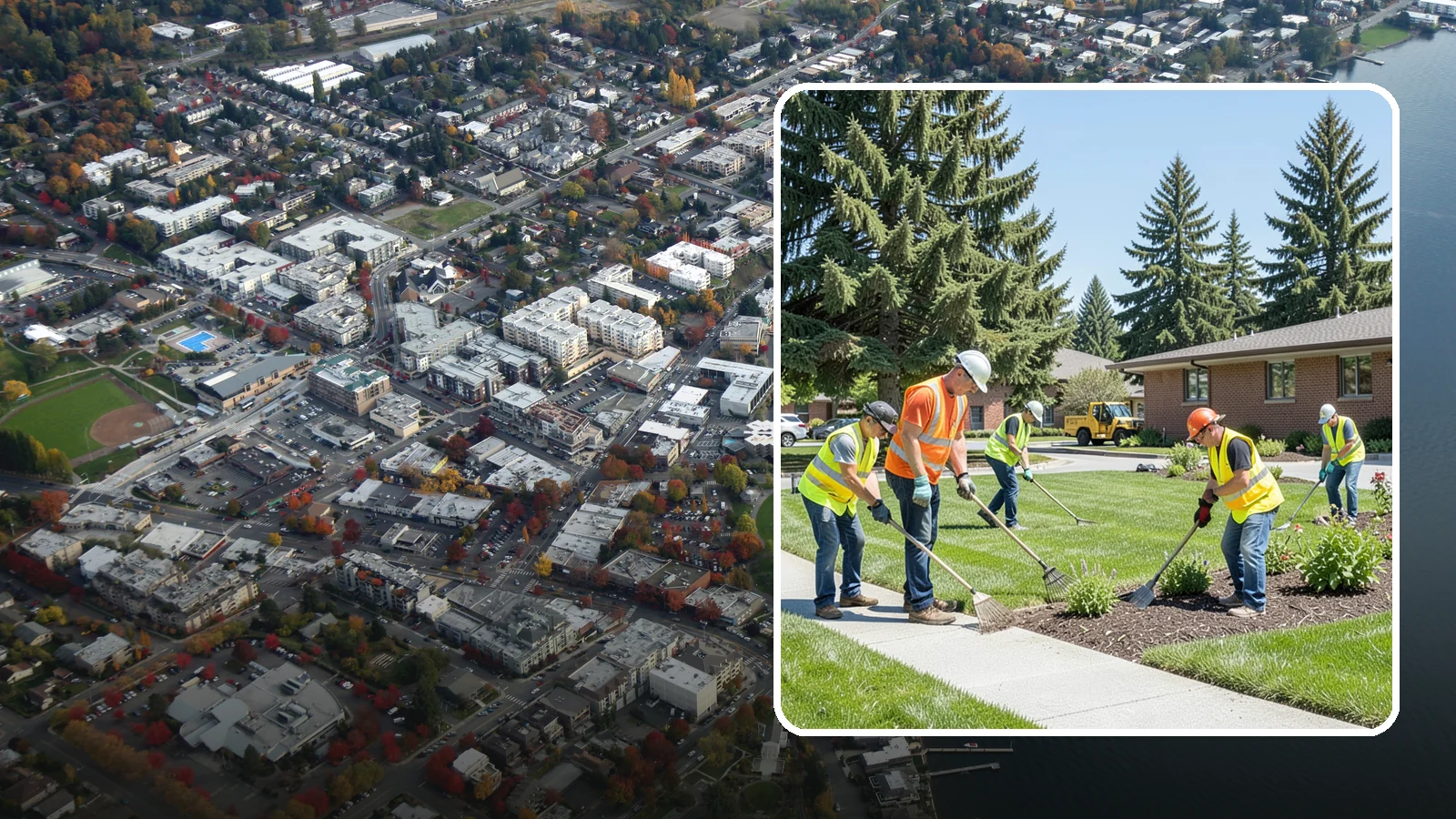 Community Center Grounds Maintenance in Kirkland, King County, WA - Grounds maintenance for community centers and recreation facilities serving Western Washington neighborhoods.