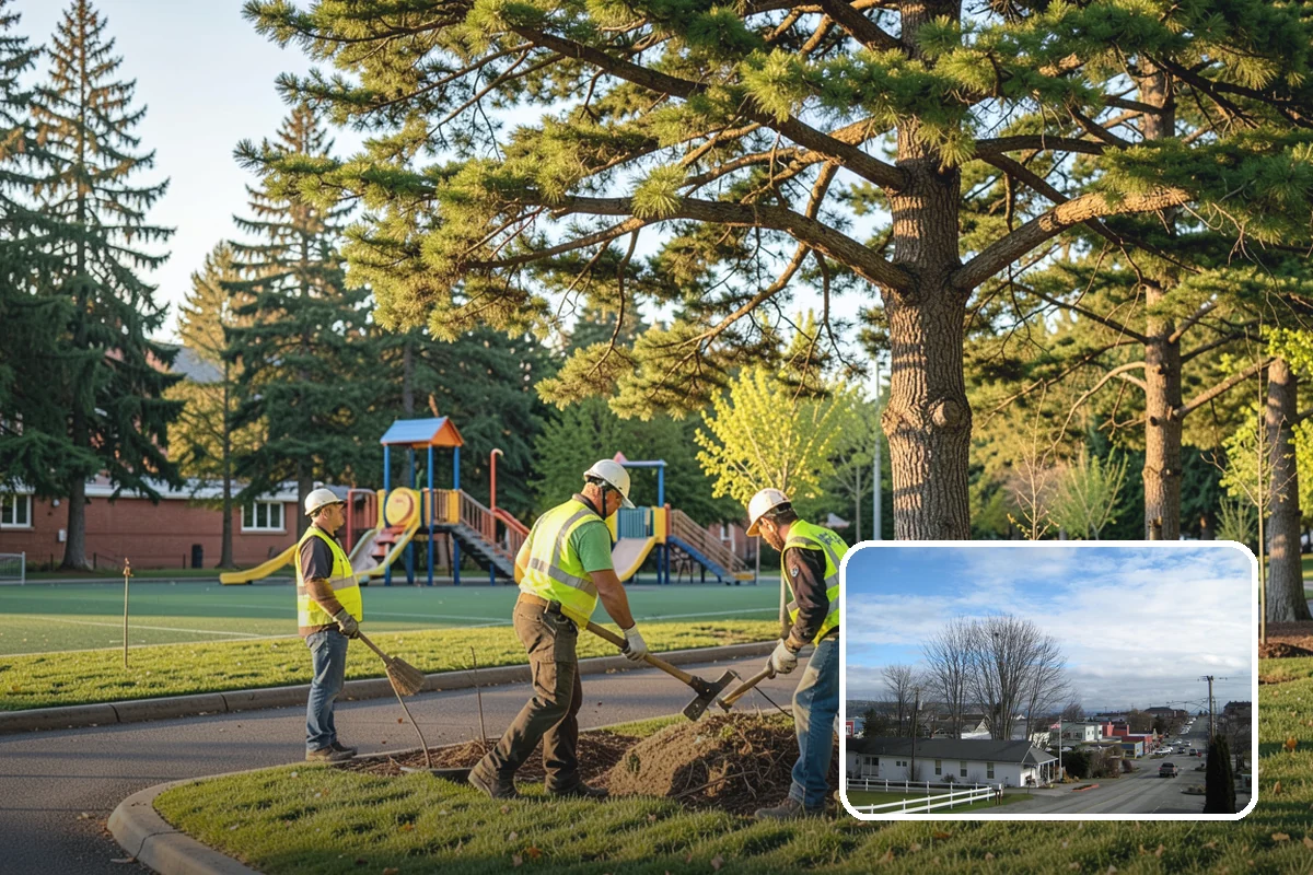 Community Center Grounds Maintenance in Langley, Island County, WA - Grounds kept ready for constantly changing programming