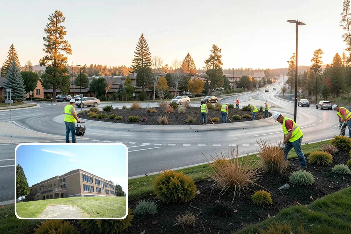 Community Center Grounds Maintenance in Maple Valley, King County, WA - Grounds kept ready for constantly changing programming