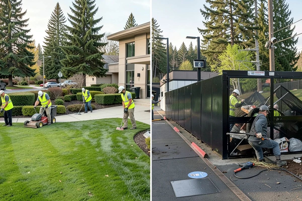 Community Center Grounds Maintenance in Maple Valley, King County, WA - Review the center's programming and rental calendar with staff