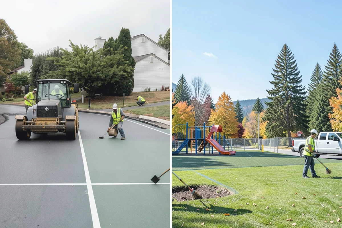 Community Center Grounds Maintenance in Marysville, Snohomish County, WA - Review the center's programming and rental calendar with staff