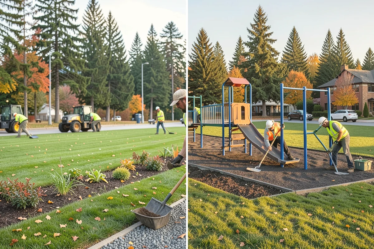 Community Center Grounds Maintenance in North Bend, King County, WA - Review the center's programming and rental calendar with staff