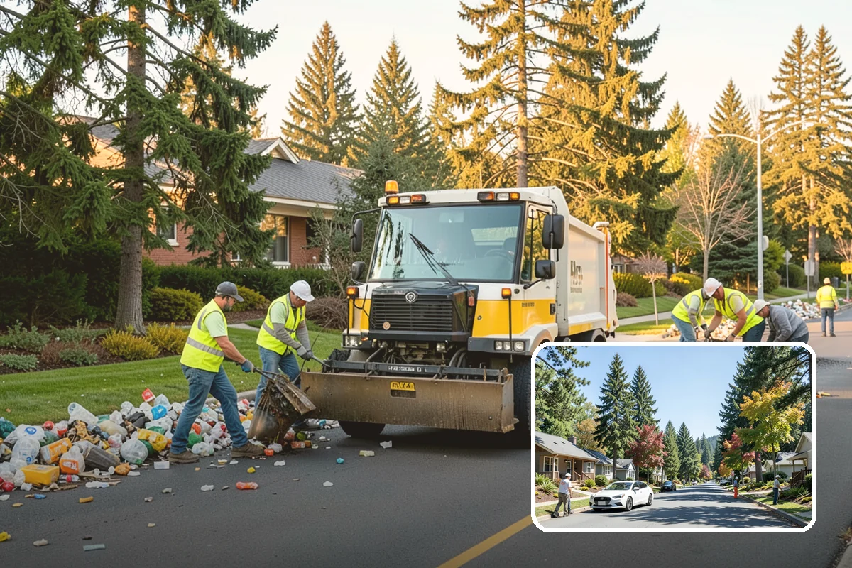 Community Center Grounds Maintenance in Orting, Pierce County, WA - Grounds kept ready for constantly changing programming