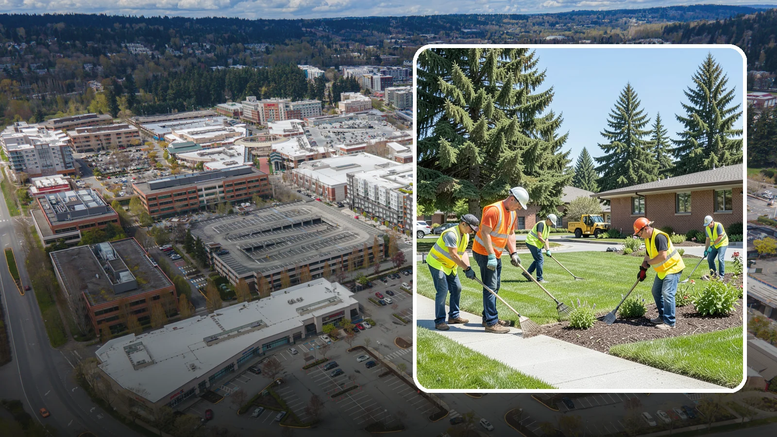 Community Center Grounds Maintenance in Redmond, King County, WA - Grounds maintenance for community centers and recreation facilities serving Western Washington neighborhoods.