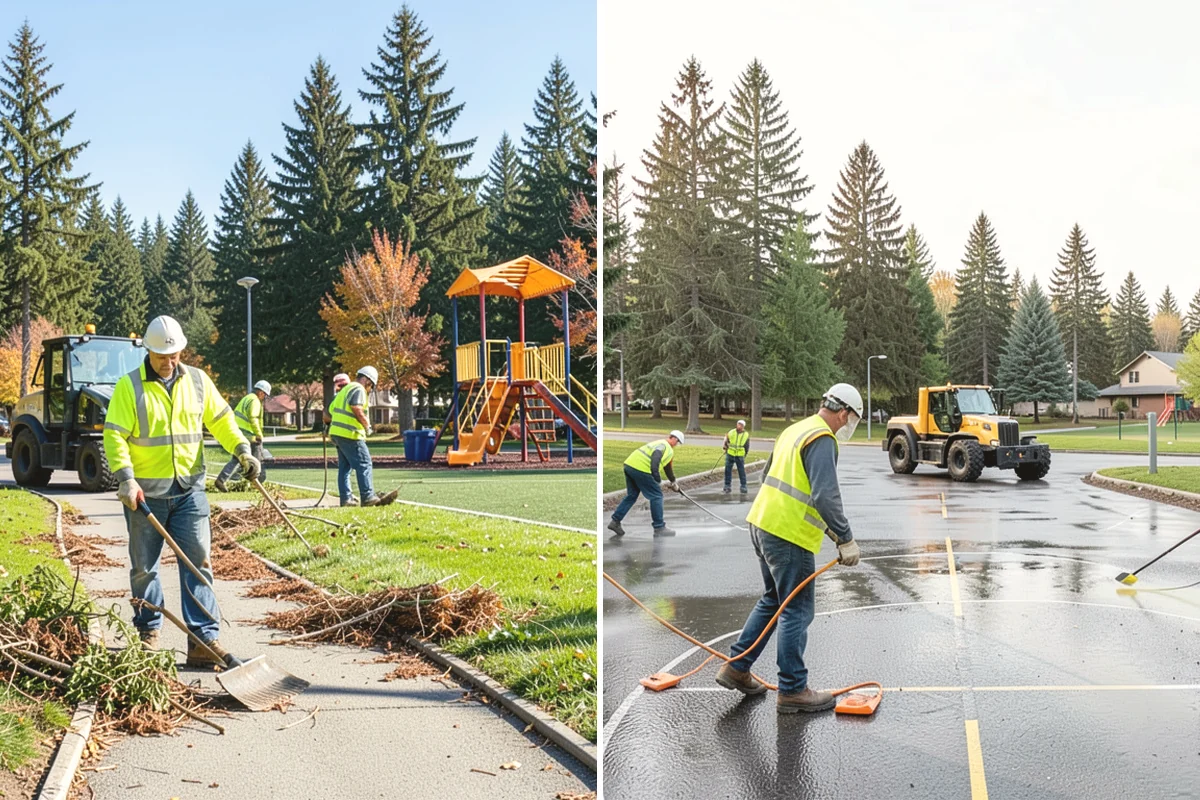 Community Center Grounds Maintenance in Ruston, Pierce County, WA - Review the center's programming and rental calendar with staff