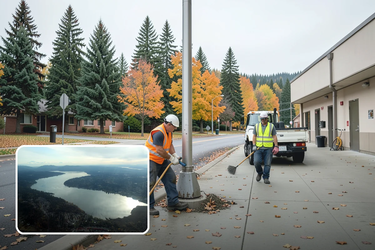 Community Center Grounds Maintenance in Sammamish, King County, WA - Grounds kept ready for constantly changing programming