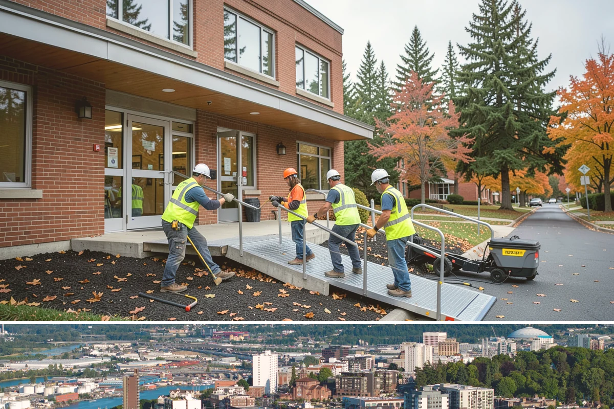 Community Center Grounds Maintenance in Tacoma, Pierce County, WA - Demand climbs through summer when camps, festivals, and outdoor rentals fill the calendar.
