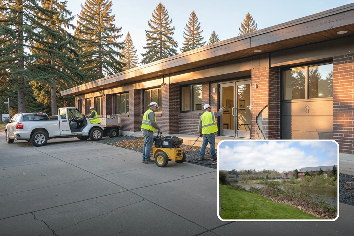 Community Center Grounds Maintenance in Tukwila, King County, WA - Grounds kept ready for constantly changing programming