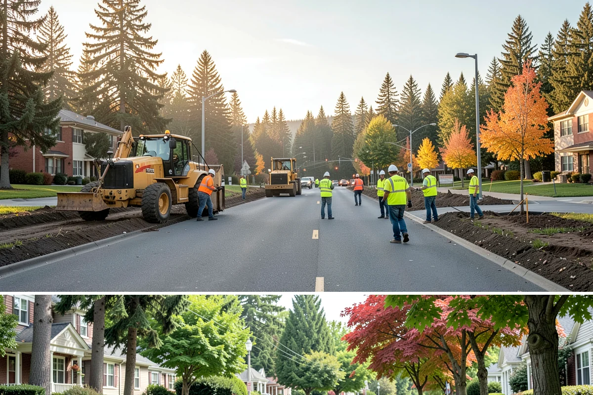 Community Garden Maintenance in Beaux Arts Village, King County, WA - Activity peaks during the spring-through-fall growing season, with cleanup and infrastructure work in winter.